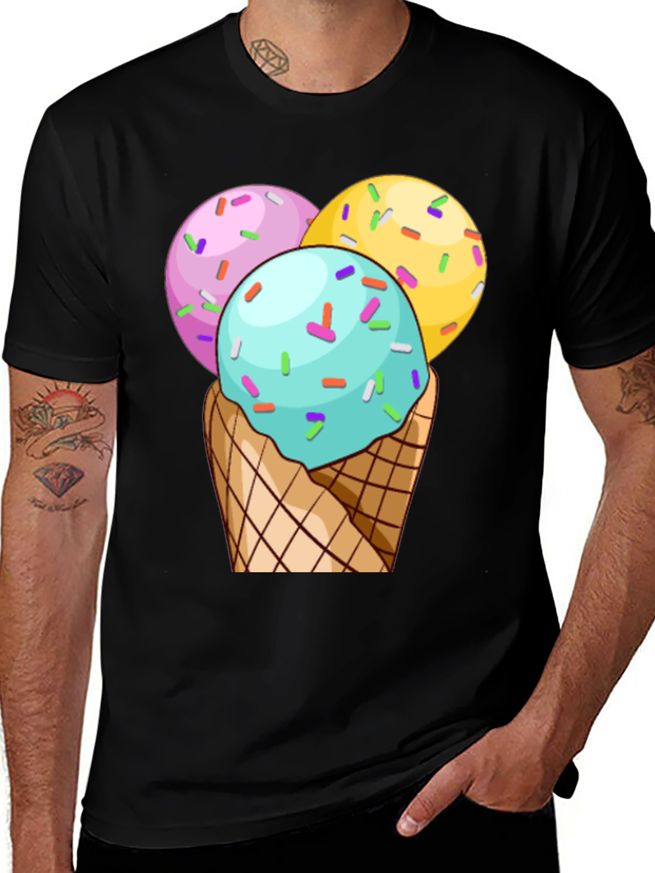 Ice Cream Cone T-Shirt: Sweet Treat Style