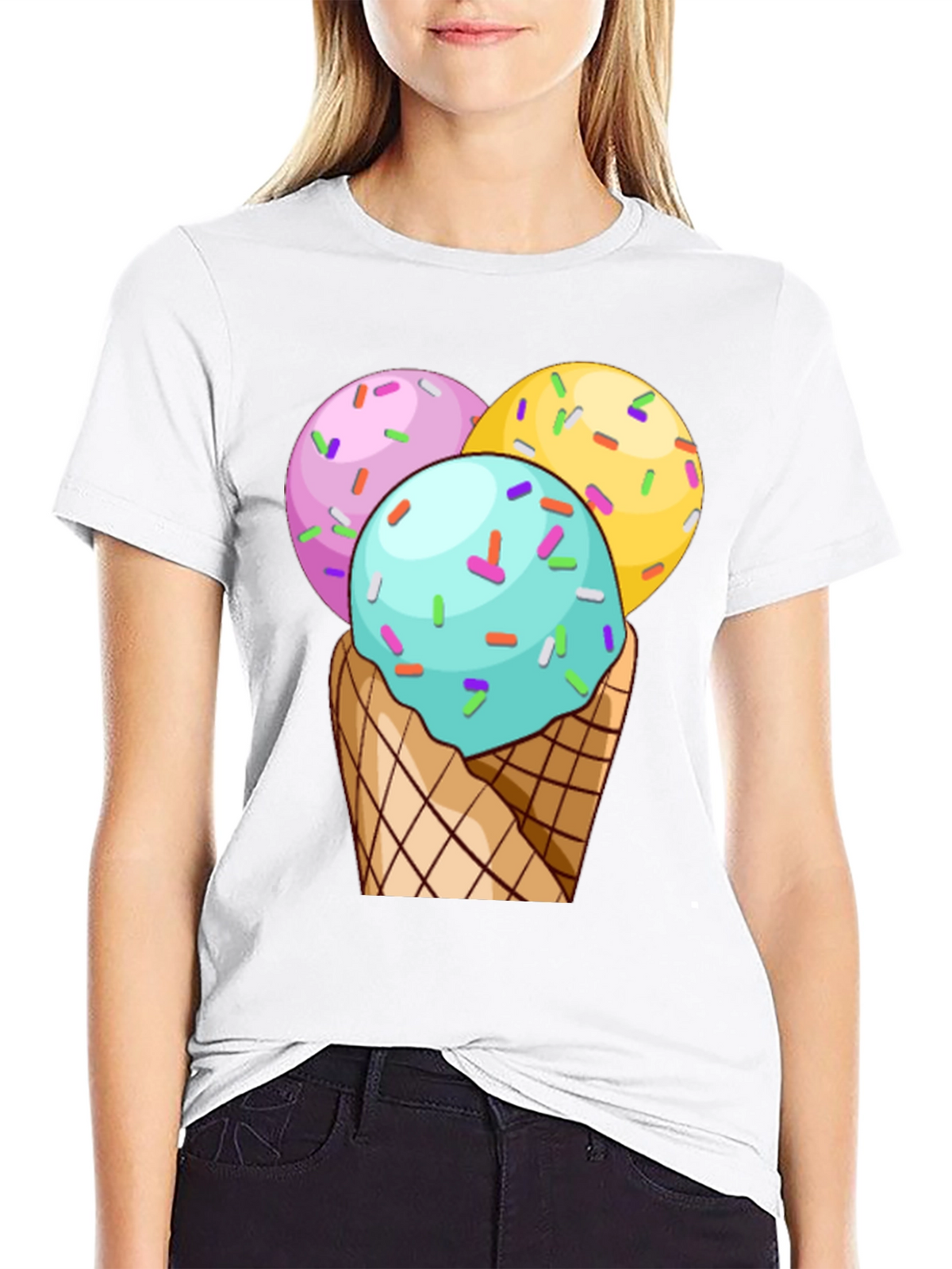 Ice Cream Cone T-Shirt: Sweet Treat Style