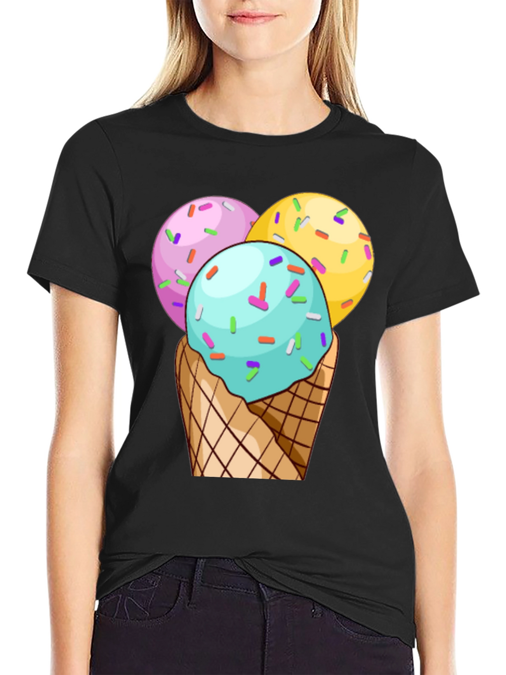 Ice Cream Cone T-Shirt: Sweet Treat Style