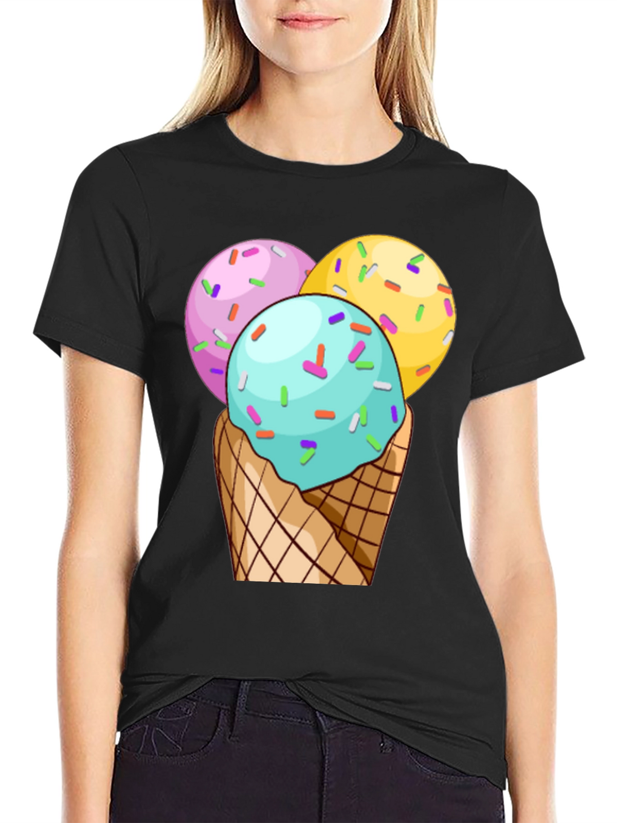 Ice Cream Cone T-Shirt: Sweet Treat Style
