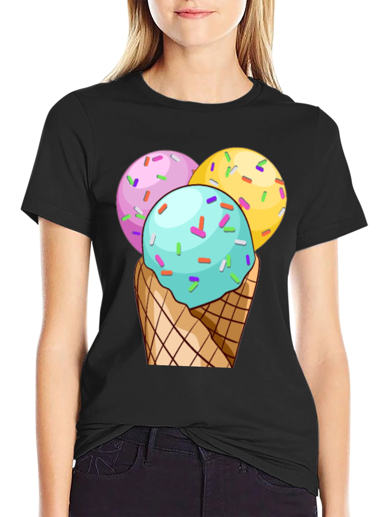 Ice Cream Cone T-Shirt: Sweet Treat Style