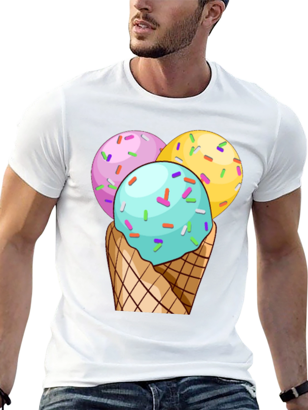 Ice Cream Cone T-Shirt: Sweet Treat Style