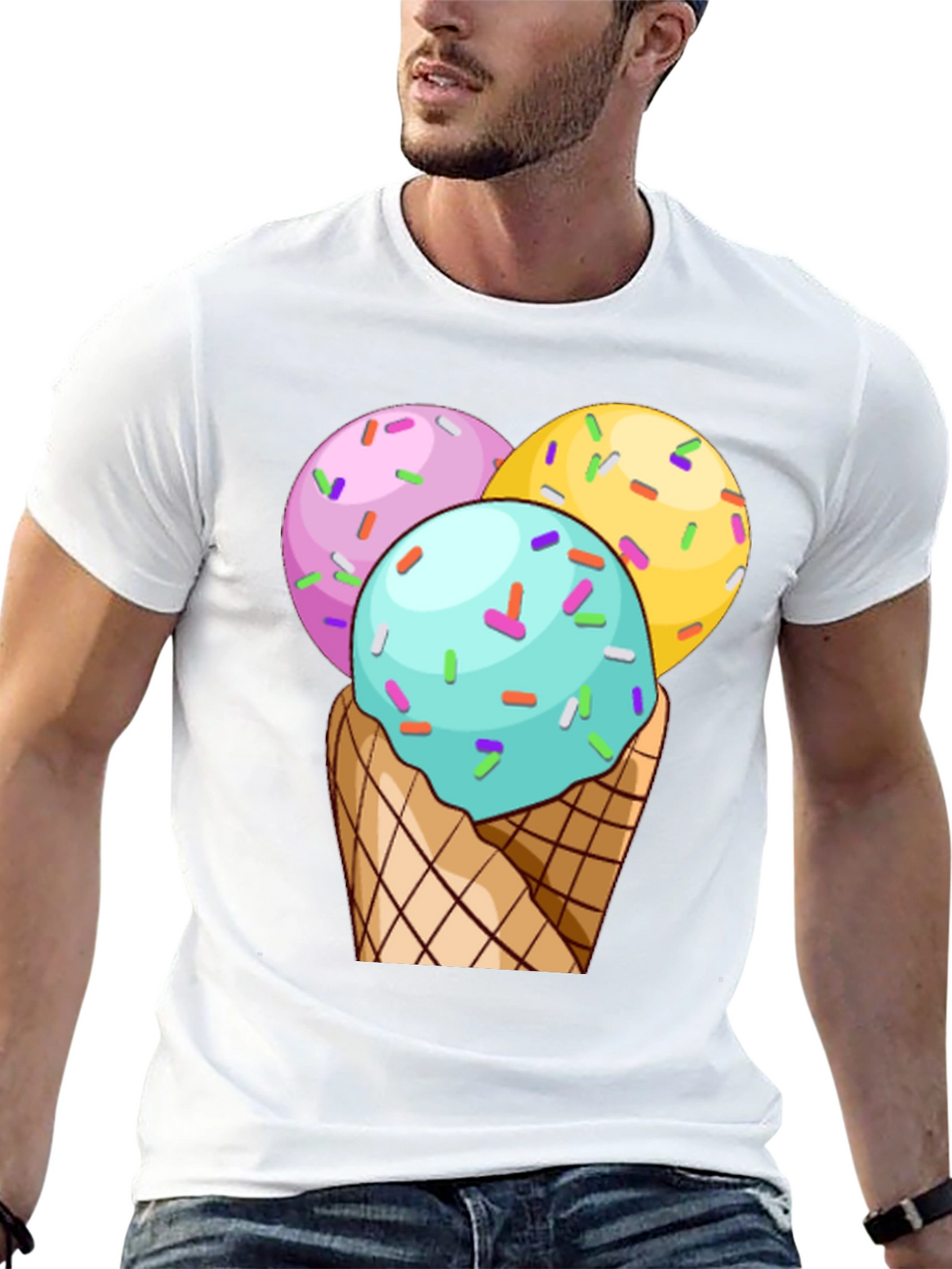 Ice Cream Cone T-Shirt: Sweet Treat Style