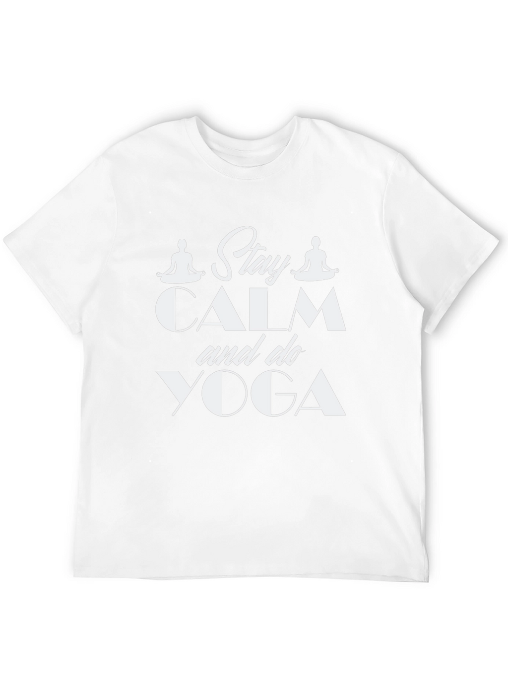 Stay Calm & Do Yoga Black Graphic Tee