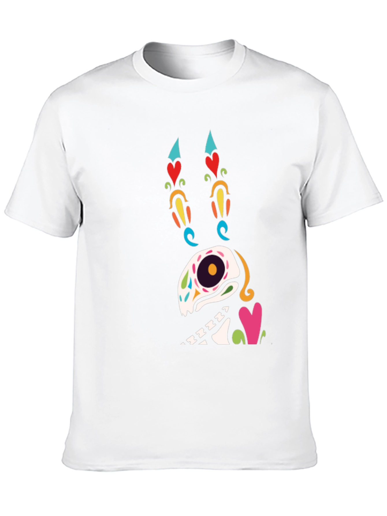 Sugar Skull Dog Graphic T-Shirt