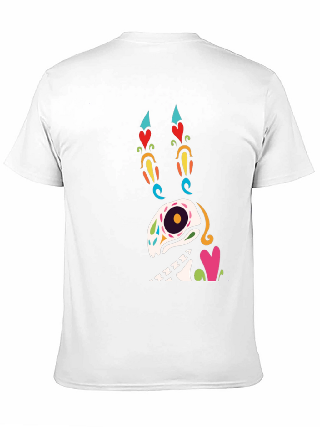 Sugar Skull Dog Graphic T-Shirt