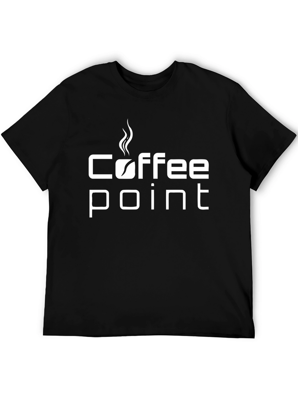 Coffee Point Graphic T-Shirt - Trendy Black Tee