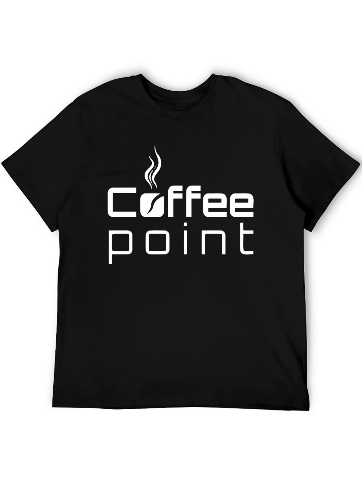 Coffee Point Graphic T-Shirt - Trendy Black Tee