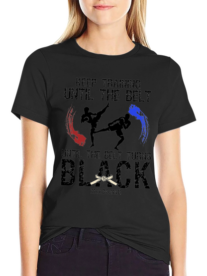 Kickboxing Black Belt Training T-Shirt