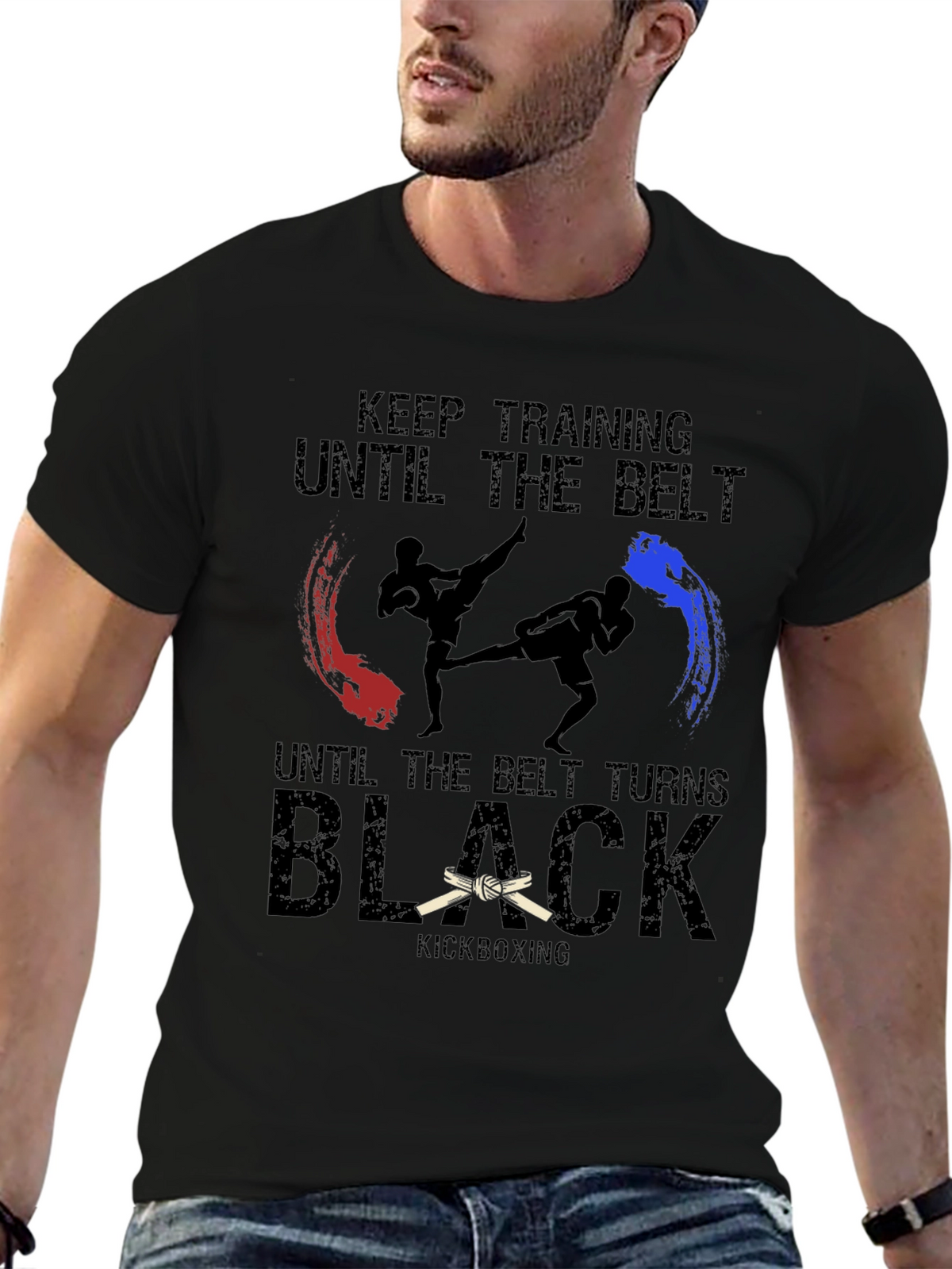 Kickboxing Black Belt Training T-Shirt