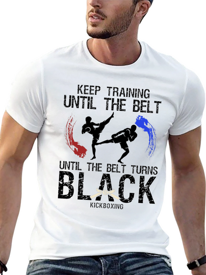 Kickboxing Black Belt Training T-Shirt