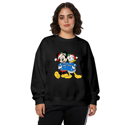 Streetwear Nice Attitude Letter Crewneck Sweatshirt