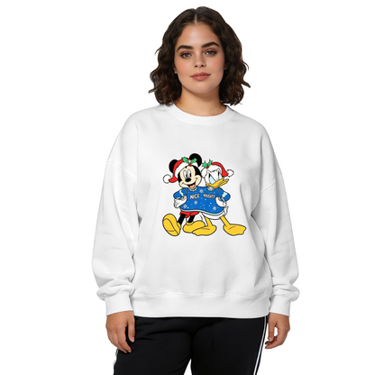 Streetwear Nice Attitude Letter Crewneck Sweatshirt