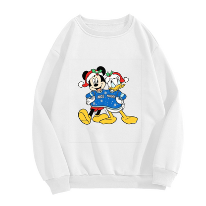 Streetwear Nice Attitude Letter Crewneck Sweatshirt