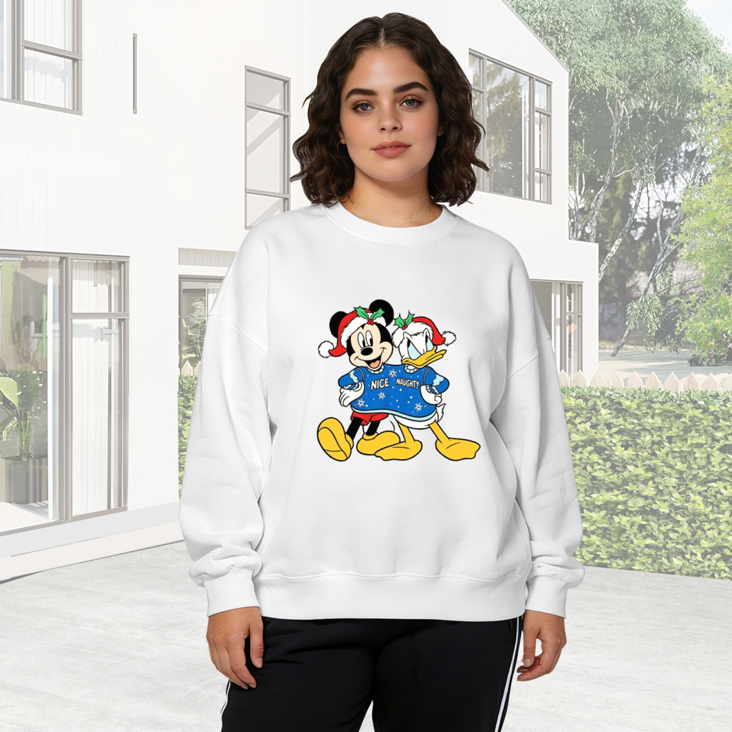 Streetwear Nice Attitude Letter Crewneck Sweatshirt
