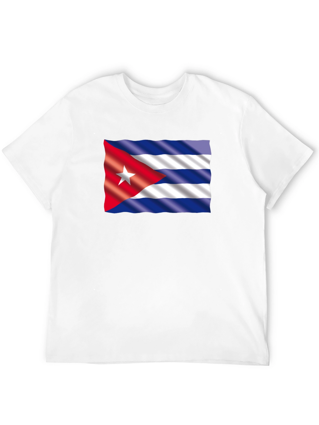 Cuba Flag Graphic T-Shirt - Black