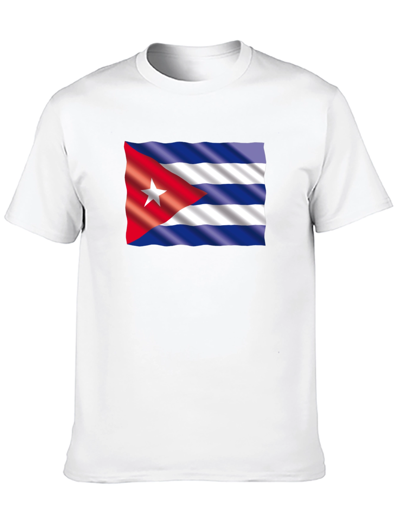 Cuba Flag Graphic T-Shirt - Black