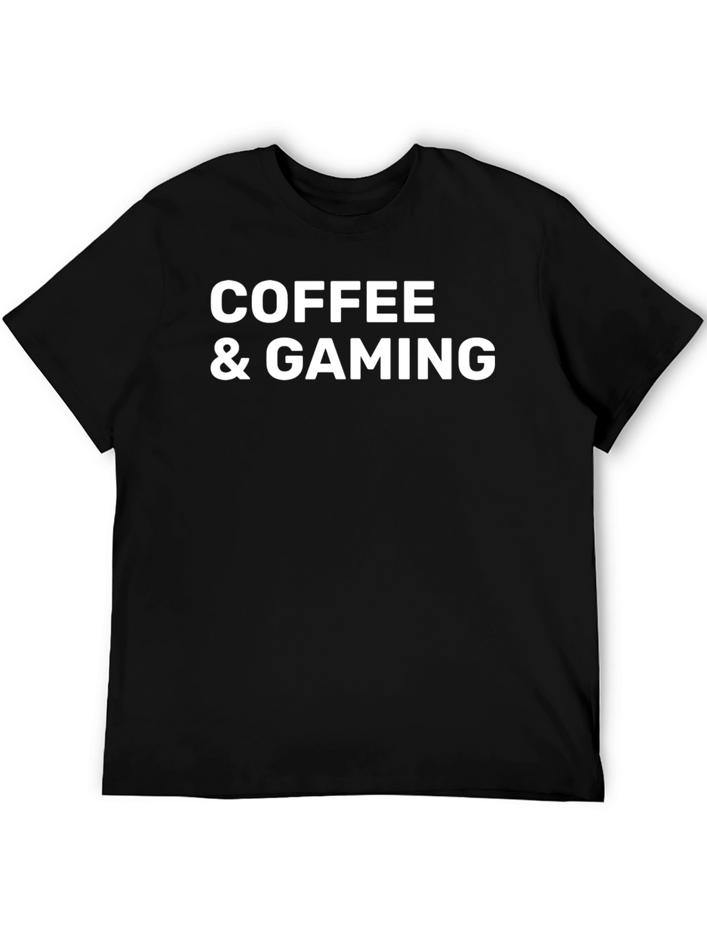 Coffee & Gaming Black T-Shirt