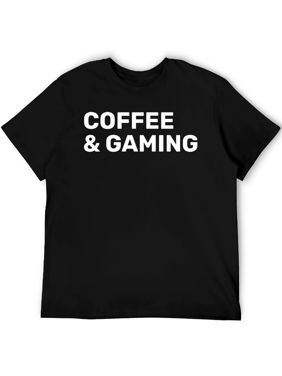 Coffee & Gaming Black T-Shirt