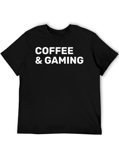 Coffee & Gaming Black T-Shirt