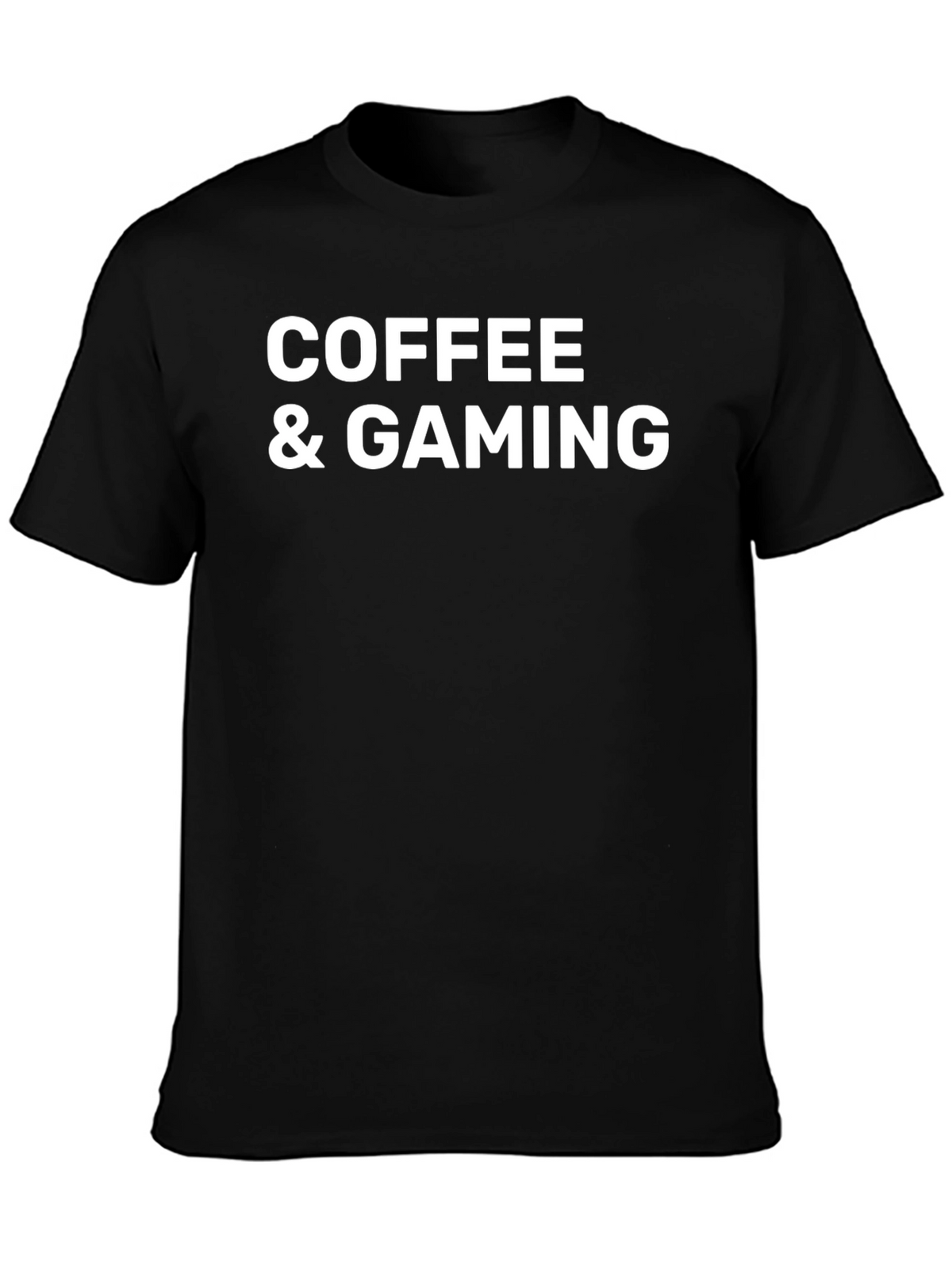 Coffee & Gaming Black T-Shirt