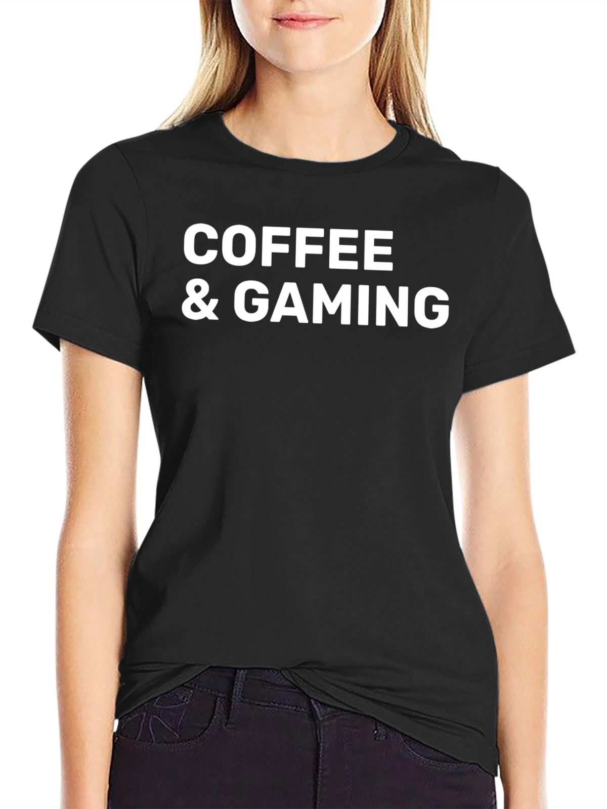 Coffee & Gaming Black T-Shirt