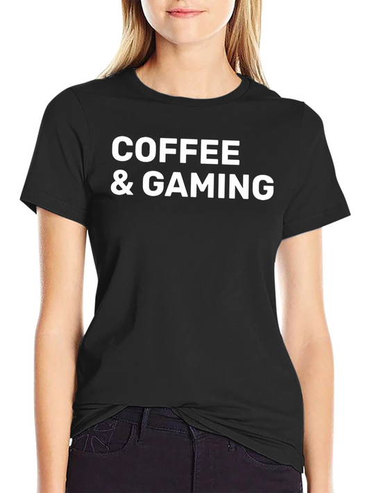 Coffee & Gaming Black T-Shirt