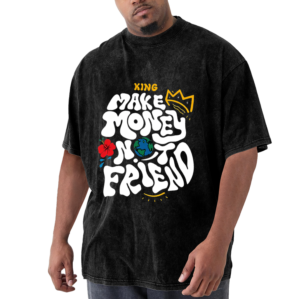 Make Money Not Friends King Graffiti Design