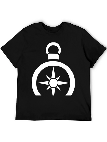 Compass Rose Graphic Tee - Black