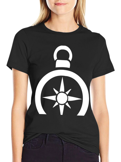 Compass Rose Graphic Tee - Black