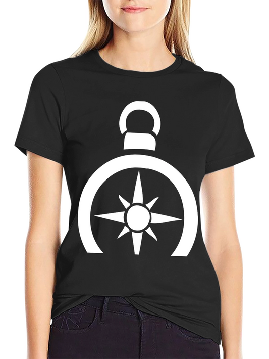 Compass Rose Graphic Tee - Black