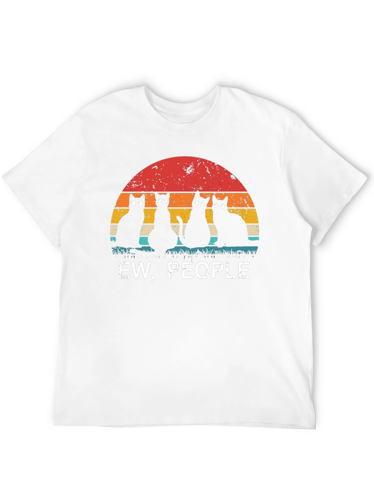 Ew People Black Cat Graphic Tee