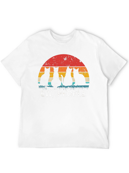 Ew People Black Cat Graphic Tee