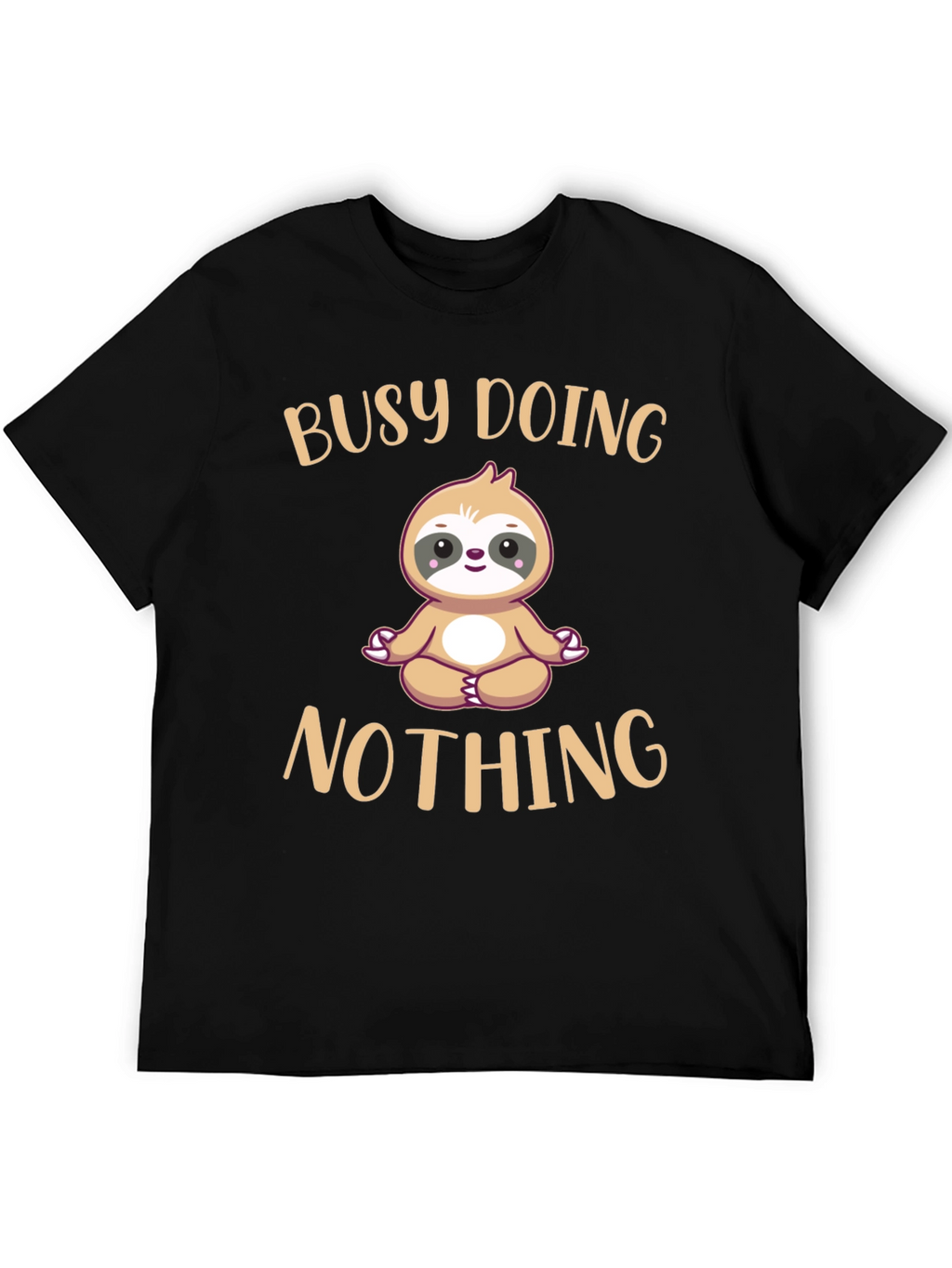 Busy Doing Nothing Sloth T-Shirt Funny Relaxation Tee