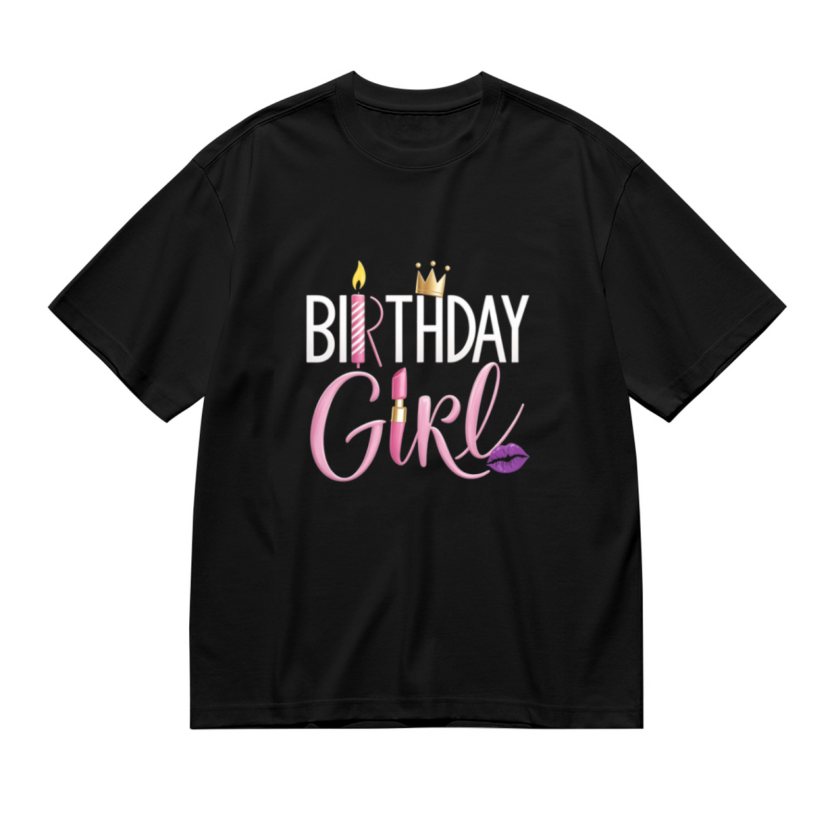 Glam Birthday Girl Party Graphic Women¡¯s Tee
