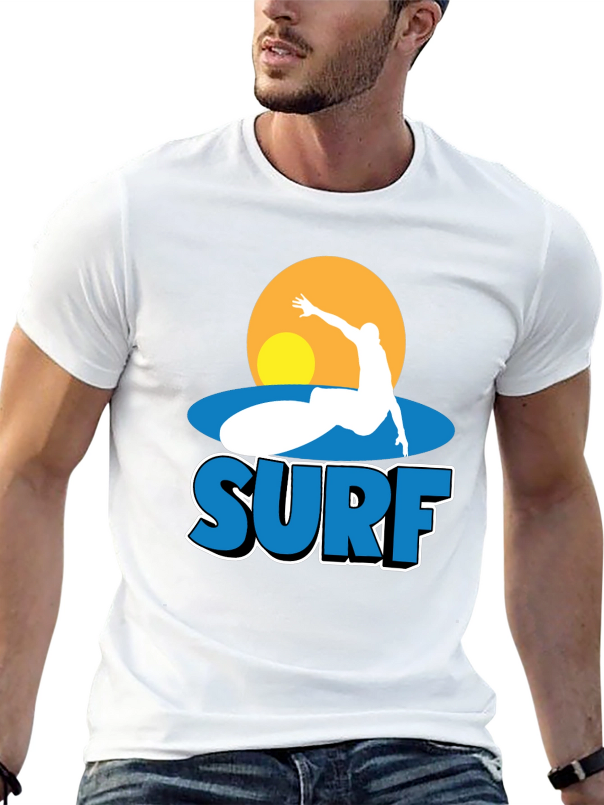 Surf Graphic Tee - Ride the Wave in Style