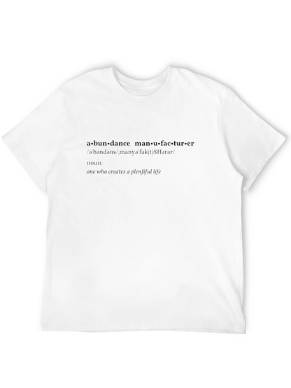 Abundance Manufacturer Black Graphic Tee