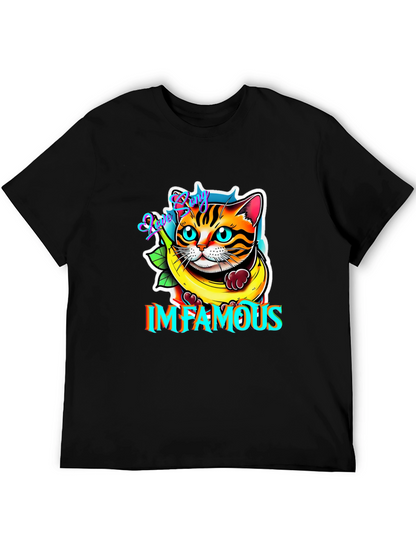 Infamous Cat in Banana T-Shirt