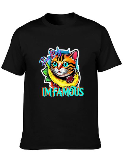 Infamous Cat in Banana T-Shirt