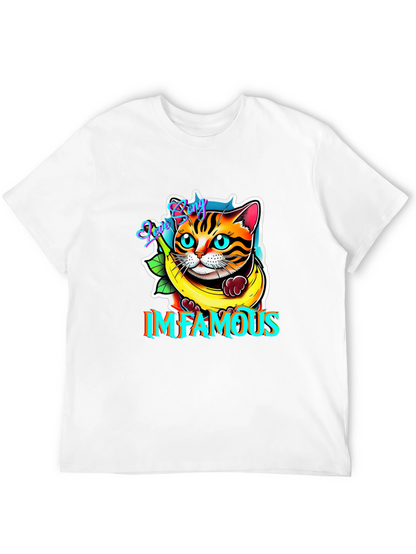 Infamous Cat in Banana T-Shirt