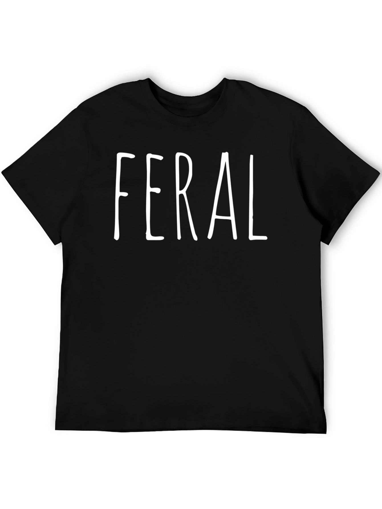 Feral Graphic Tee - Black Casual T-Shirt