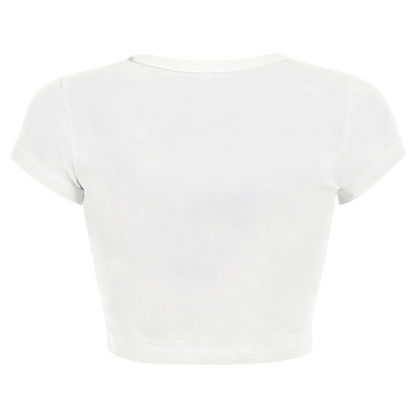 Bookish Black Cats Coquette Crop Top ¨C Librarian Cat Lover Fitted Baby Tee