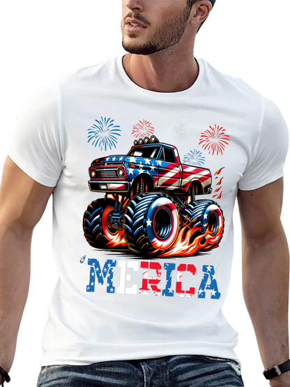 Patriotic Monster Truck T-Shirt