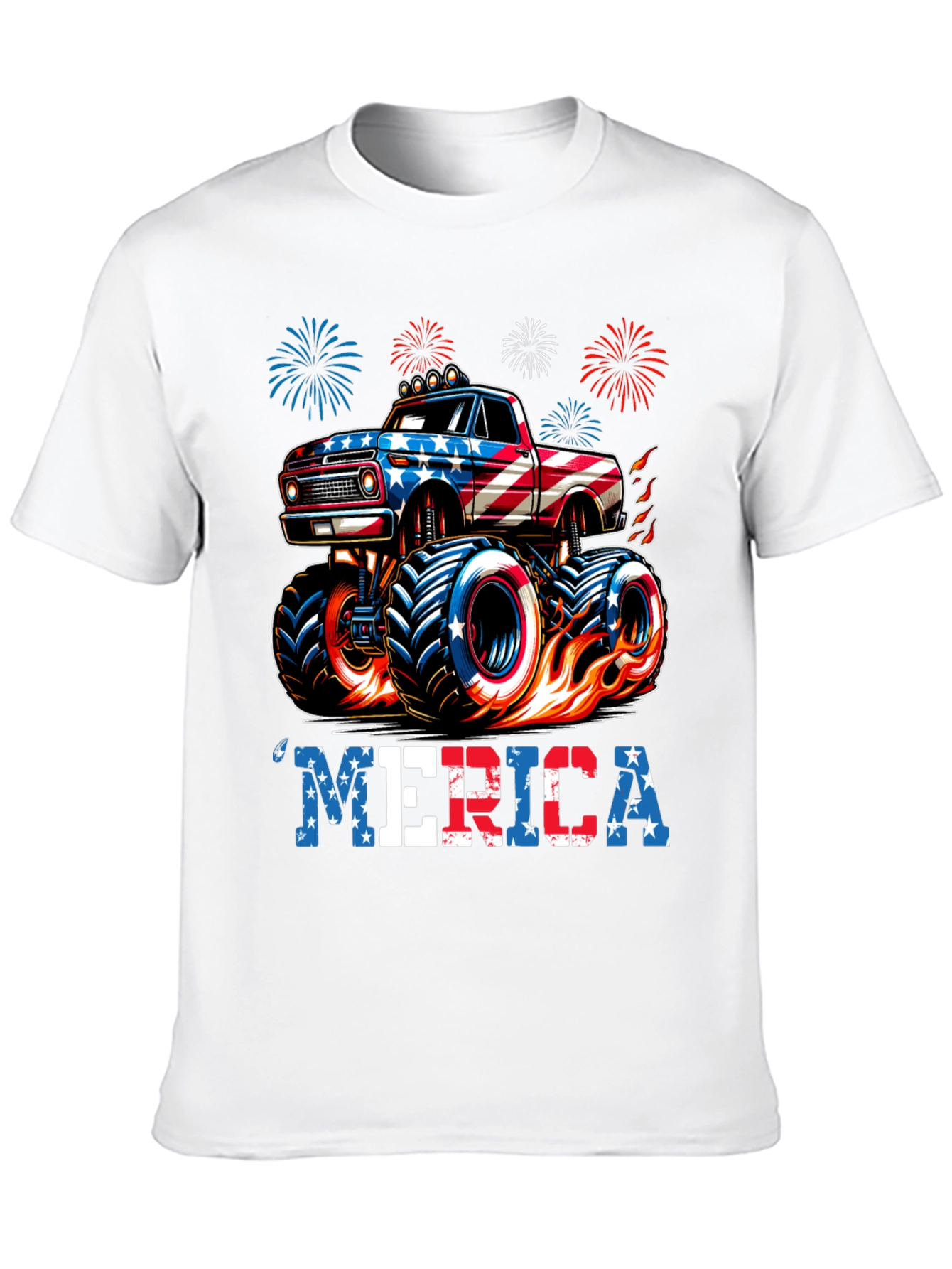 Patriotic Monster Truck T-Shirt