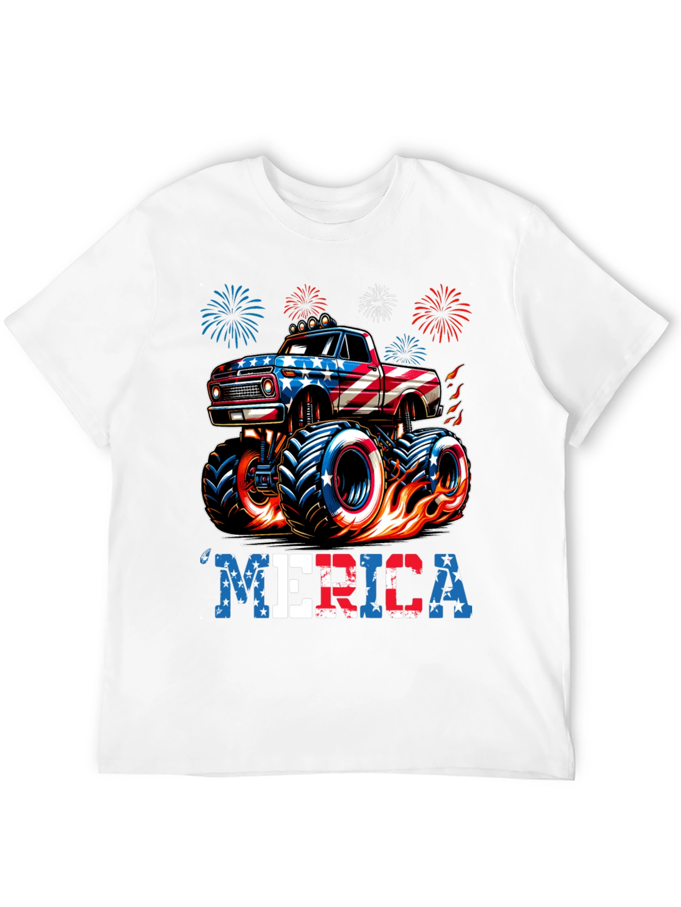 Patriotic Monster Truck T-Shirt
