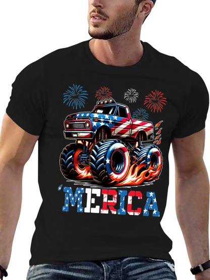 Patriotic Monster Truck T-Shirt