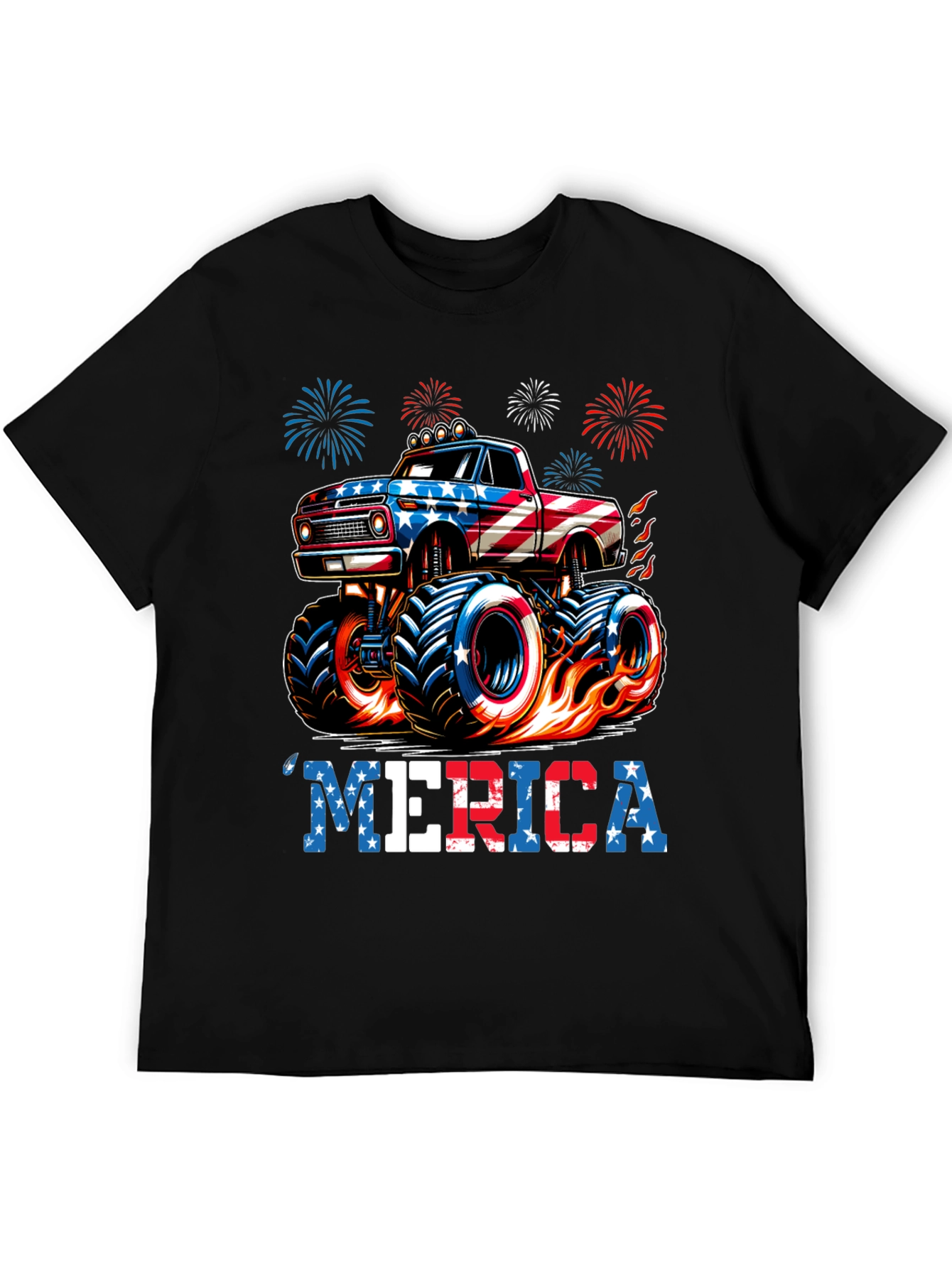 Patriotic Monster Truck T-Shirt