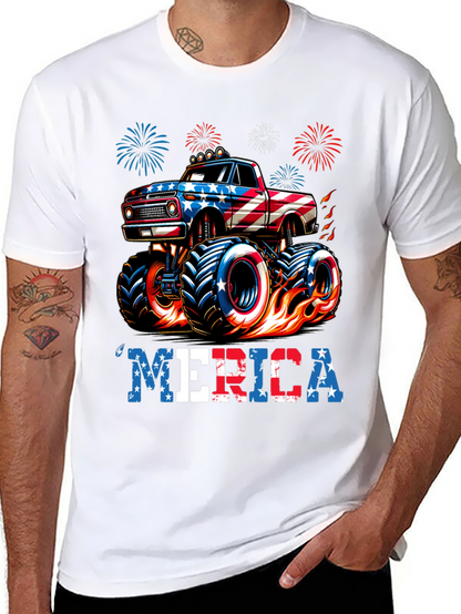 Patriotic Monster Truck T-Shirt