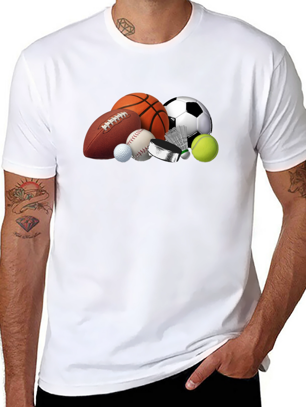 Sports Balls T-Shirt - Casual Wear