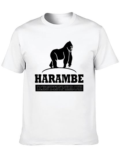 Harambe Rest In Peace Graphic T-Shirt